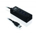 IBOX Hub USB 3.0 IUH3FB (4xUSB 3.0) czarny