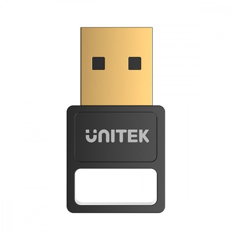 Unitek Adapter Bluetooth 5.3 BLE, USB-A, EDR, 30m, CZARNY ;B105B