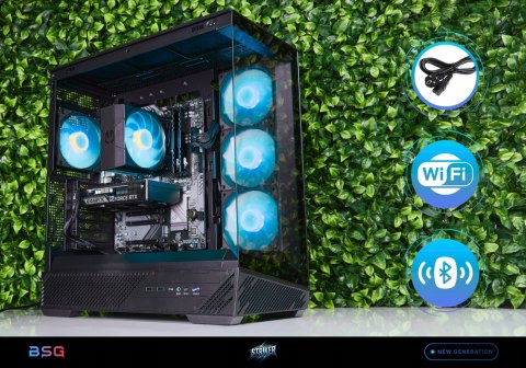 BSG Striker V20 AMD Ryzen 5 NVIDIA GeForce RTX 5060 16GB DDR4 512GB SSD (M.2) Windows 11