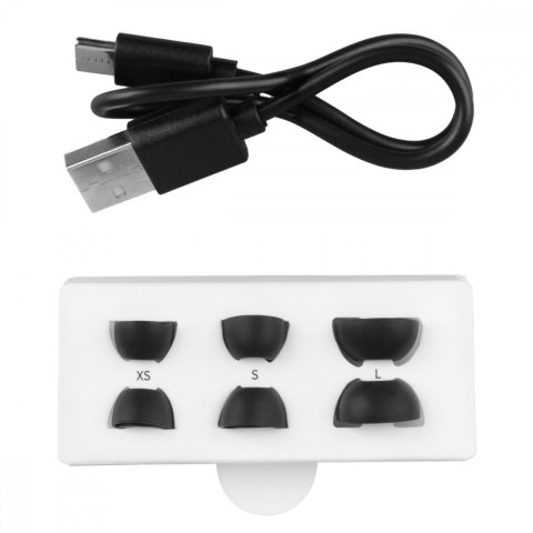 Audiocore Słuchawki bezprzewodowe AC591 PRO ANC , ENC, 6 mikrofonów, etui ładujące