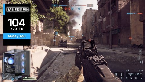 BSG Striker V21 AMD Ryzen 5 NVIDIA GeForce RTX 5060 16GB DDR4 512GB SSD (M.2) Windows 11