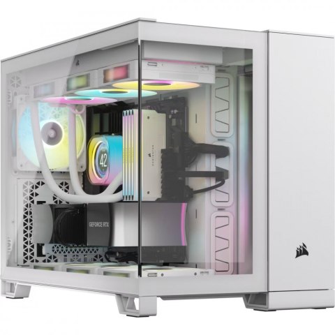 Corsair Obudowa 2500X mATX iCUE Mid-Tower Biała RGB