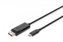 Digitus Kabel adapter USB Typ C/DisplayPort dwukierunkowy 8K 30Hz 2m
