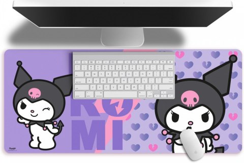 Kids Euroswan Mata podkładka pod myszkę 80x35cm Kuromi Hello Kitty
