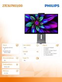 Philips Monitor 27E3U7903 27 cali IPS 5K Thunderbolt 4 RJ45 Pivot Głośniki