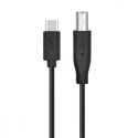 TB Kabel USB CM-BM 1.8m czarny drukarkowy