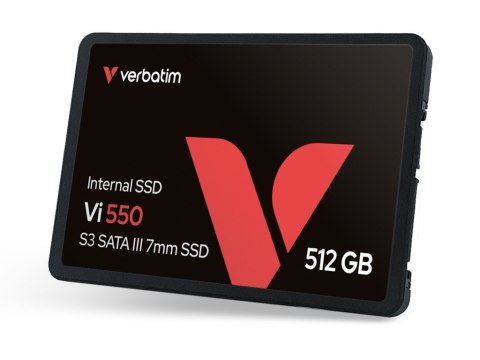 Verbatim Dysk SSD wewnętrzny 512GB 2,5cala VI550 S3 Sata III czarny