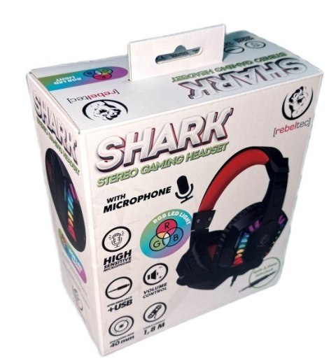 Rebeltec Słuchawki z mikrofonem dla graczy