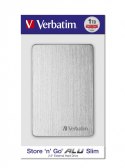 Verbatim Dysk zewnętrzny 1TB ALU Slim USB 3.0 53663