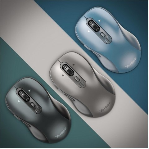 YENKEE Mysz bezprzewodowa Dual Bluetooth + USB 2,4GHz YMS 2010BK GYRO