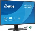 IIYAMA Monitor 24 cale X2493HSU-B1 IPS,FHD,HDMI,DP,120Hz, 1500:1, 2xUSB, 350cd, cienka ramka z 4 stron