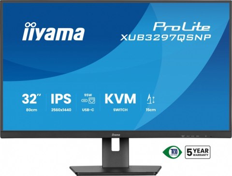 IIYAMA Monitor 32 cali XUB3297QSNP-B1 + Norton Small Business card 250G PL