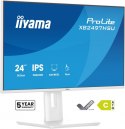 IIYAMA Monitor ProLite 23.8 cala XB2497HSU-W1 IPS,FHD,HDMI,DP,120Hz,350CD,2xUSBv3.2, 2xUSB-C, GW 5lat, HAS 150/PIVOT, BIAŁY