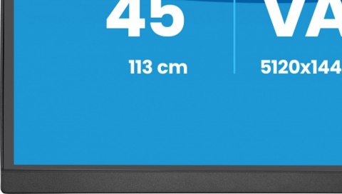 IIYAMA Monitor ProLite 44.5 cala XCB4594DQSU-B1 ,VA,DQHD,2xDP,2xHDMI,1500R,32:9, 450 cd/m2, 3000:1, USB HUB x4 (2x Type-A, 2x Typ