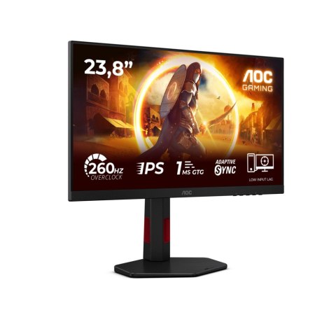 AOC Monitor 23.8 cala 24G4ZR Fast IPS 240Hz HDMIx2 DP Pivot