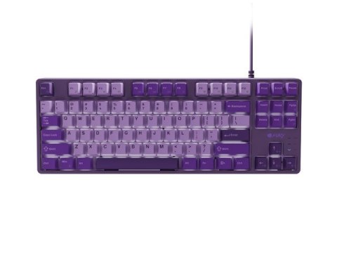 Natec Klawiatura Fury Kanabo K2 US fioletowa podświetlenie mechaniczna