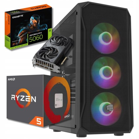BSG Raptor V25 AMD Ryzen 5 NVIDIA GeForce RTX 4060 32GB DDR4 1000GB SSD Windows 11 Pro