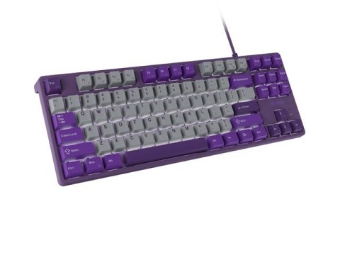 Natec Klawiatura Fury Kanabo K2 US szaro-fioletowa mechaniczna