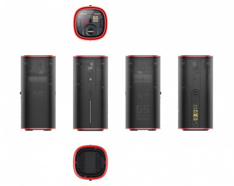 ZTE Router MC8512 G5 Ultra Black-Red Gaming