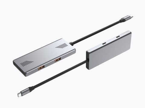 Gembird HUB 4-portowy USB 3.2 (Gen 2) typu C z 4 portami A + C