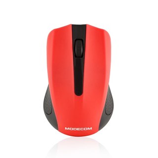MODECOM Bezprzewodowa mysz optyczna WM9 Czarno-czerwona