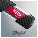 AXAGON EEM2-SC Obudowa zewnętrzna aluminiowa bezśrubowa USB-C 3.2 Gen 2 10Gbps - M.2 NVMe SSD, długość 30 do 80 mm szary