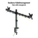 LogiLink Uchwyt do monitora 2x 17-32',10kg max na ramie