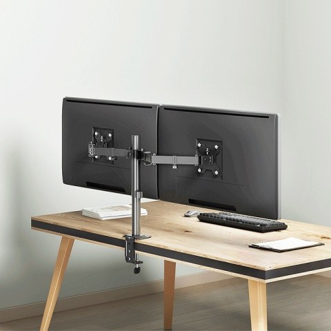 LogiLink Uchwyt do monitora 2x 17-32',10kg max na ramie
