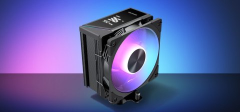 MODECOM Chłodzenie powietrzne Volcano 0C T102 LCD ARGB 120 czarne