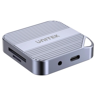 Hub Czytnik Kart Unitek PD100W USB-C 6w1 4K 60 Hz USB 5 Gbps SD/Micro SD