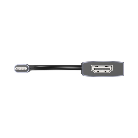 Hub USB C Unitek uHUB S7 Pro 7w1 4K 60Hz HDMI PD 100W przycisk On Off lekki