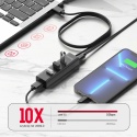 Hub USB Unitek Y-3089V01 5 Gbps 4x USB-A aktywny kabel 120 cm USB-C szybki