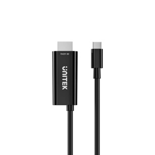 Kabel Adapter Unitek USB-C HDMI 2.0 4K 60 Hz Z Zasilaniem PD 100 W 2 m