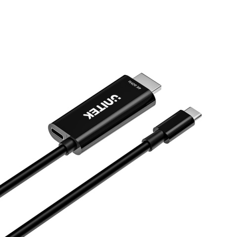 Kabel Adapter Unitek USB-C HDMI 2.0 4K 60 Hz Z Zasilaniem PD 100 W 2 m