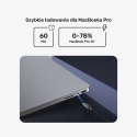 Kabel Przewód Unitek USB-C PD 60 W 480 Mbps 2 m Z Wyświetlaczem W Oplocie