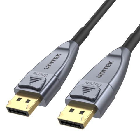 Kabel optyczny DisplayPort 1.4 Unitek aktywny 30m 8K 60Hz 4K 120Hz HDR AOC