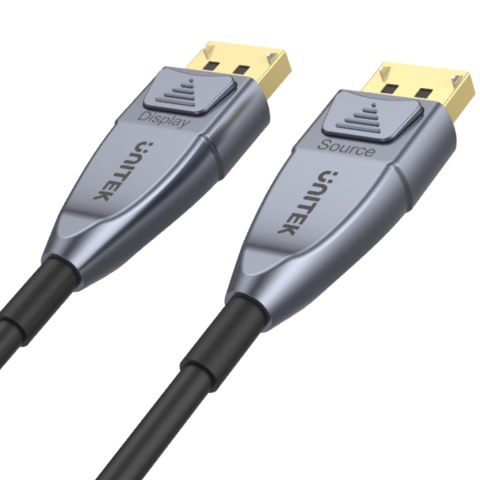 Kabel optyczny DisplayPort 1.4 Unitek aktywny 30m 8K 60Hz 4K 120Hz HDR AOC