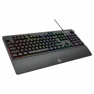Klawiatura Rampage KB-GX65 Simula membranowa gamingowa RGB makra czarna