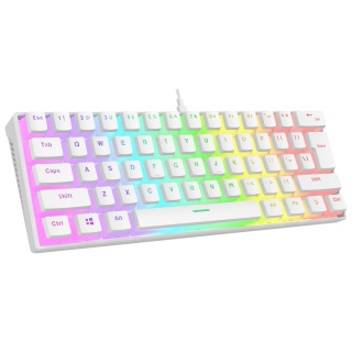 Klawiatura Rampage Radiant K11 mechaniczna gaming RGB pudding Outemu Red