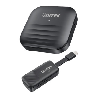 Nadajnik HDMI Unitek V1184A01 bezprzewodowy 50m USB C Full HD 60Hz czarny