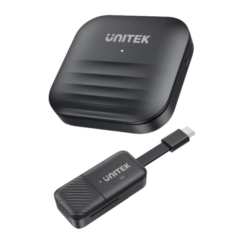 Nadajnik HDMI Unitek V1184A01 bezprzewodowy 50m USB C Full HD 60Hz czarny