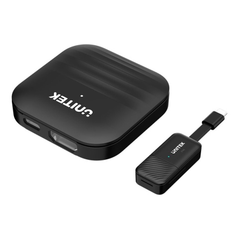 Nadajnik HDMI Unitek V1184A01 bezprzewodowy 50m USB C Full HD 60Hz czarny