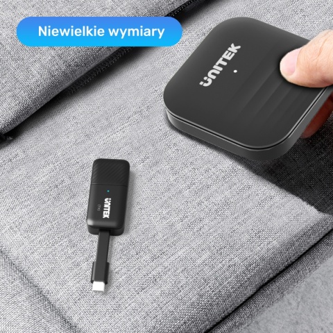Nadajnik HDMI Unitek V1184A01 bezprzewodowy 50m USB C Full HD 60Hz czarny