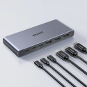 Przełącznik Switch KVM Unitek V1313AGY HDMI USB-C 4K 4 Wejścia 1 Wyjście