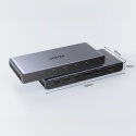 Przełącznik Switch KVM Unitek V1313AGY HDMI USB-C 4K 4 Wejścia 1 Wyjście