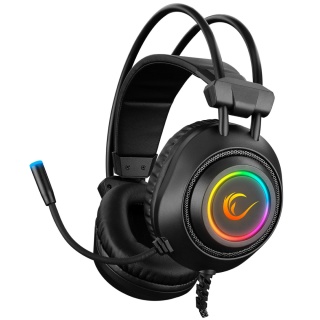 Słuchawki Rampage RM-K19 Plus gamingowe 7.1 RGB z mikrofonem przewodowe