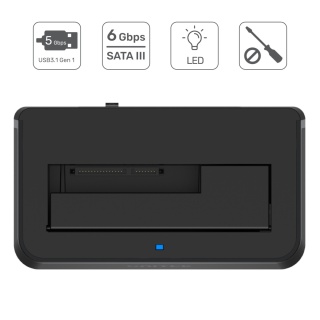 Stacja Dokująca Unitek Y-1078 USB 3.0 5 Gbps SATA Do Dysków HDD SSD 2,5"