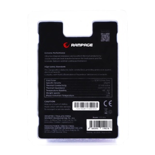 Termopad Rampage XTP-002 PTM 31 x 50 x 0,2 mm 22,5 W/mK 0,011 °C/W Szary