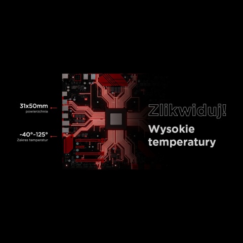 Termopad Rampage XTP-002 PTM 31 x 50 x 0,2 mm 22,5 W/mK 0,011 °C/W Szary