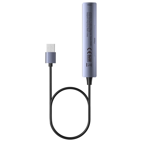 Unitek H1208C hub USB A 4 porty 5 Gbps 3x 480 Mbps aluminiowy kompaktowy